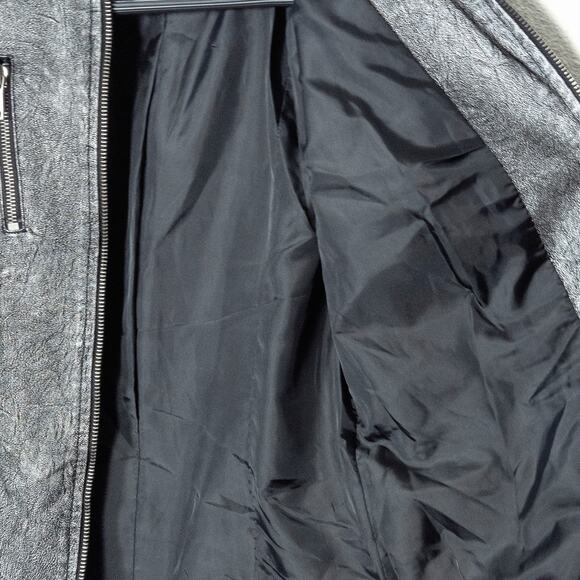 Runway New York Women’s Moto Jacket Cyberpunk Grunge-Glam Clubwear Size Small - Picture 7 of 12